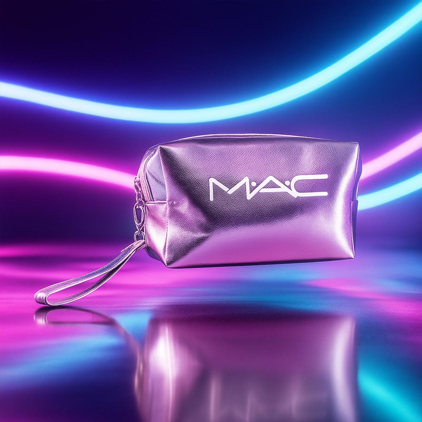 Metallic Travel Makeup Pouch - (1 Pc)